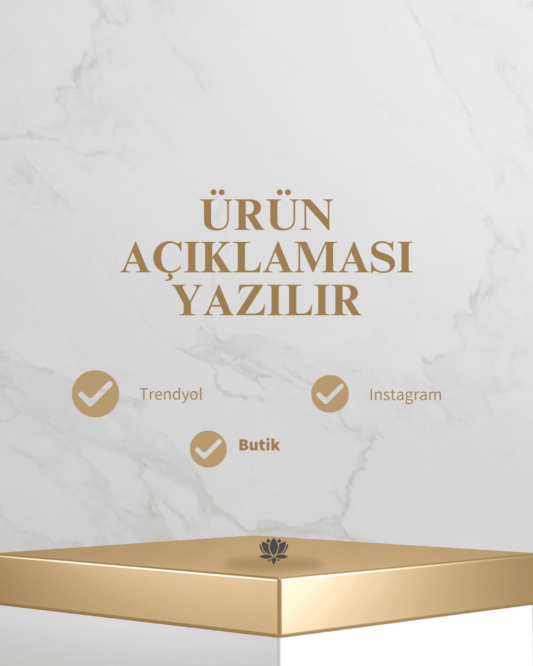 Trendyol ve Instagram için ürün açıklaması yazılır