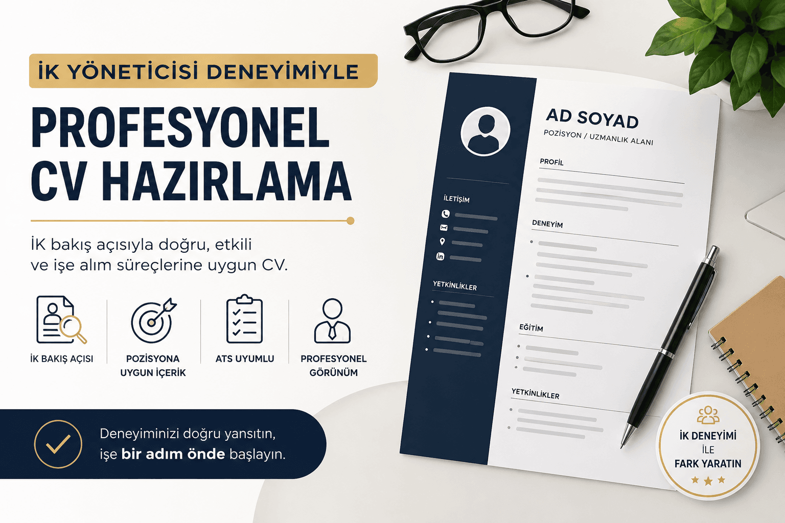 İK Yöneticisi Deneyimiyle Profesyonel CV Hazırlama