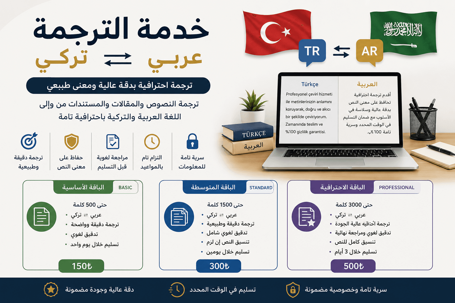 Arapça Türkçe Profesyonel Çeviri Hizmeti