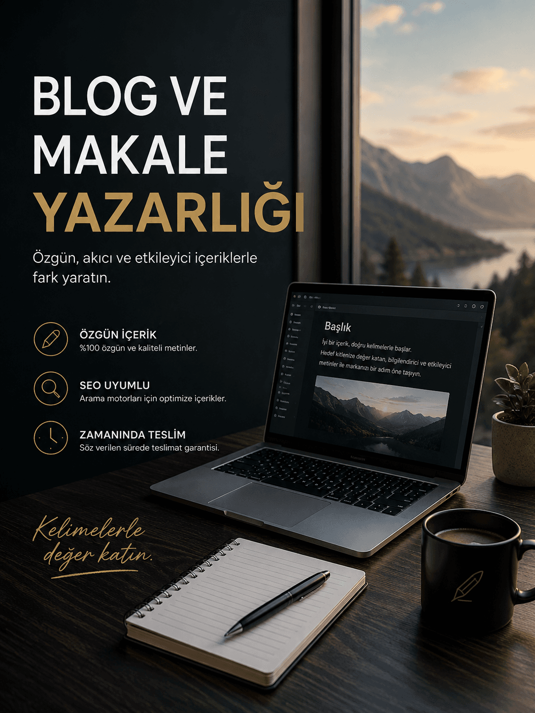 Türkçe Blog ve Makale Yazarlığı – Özgün ve Akıcı İçerikler