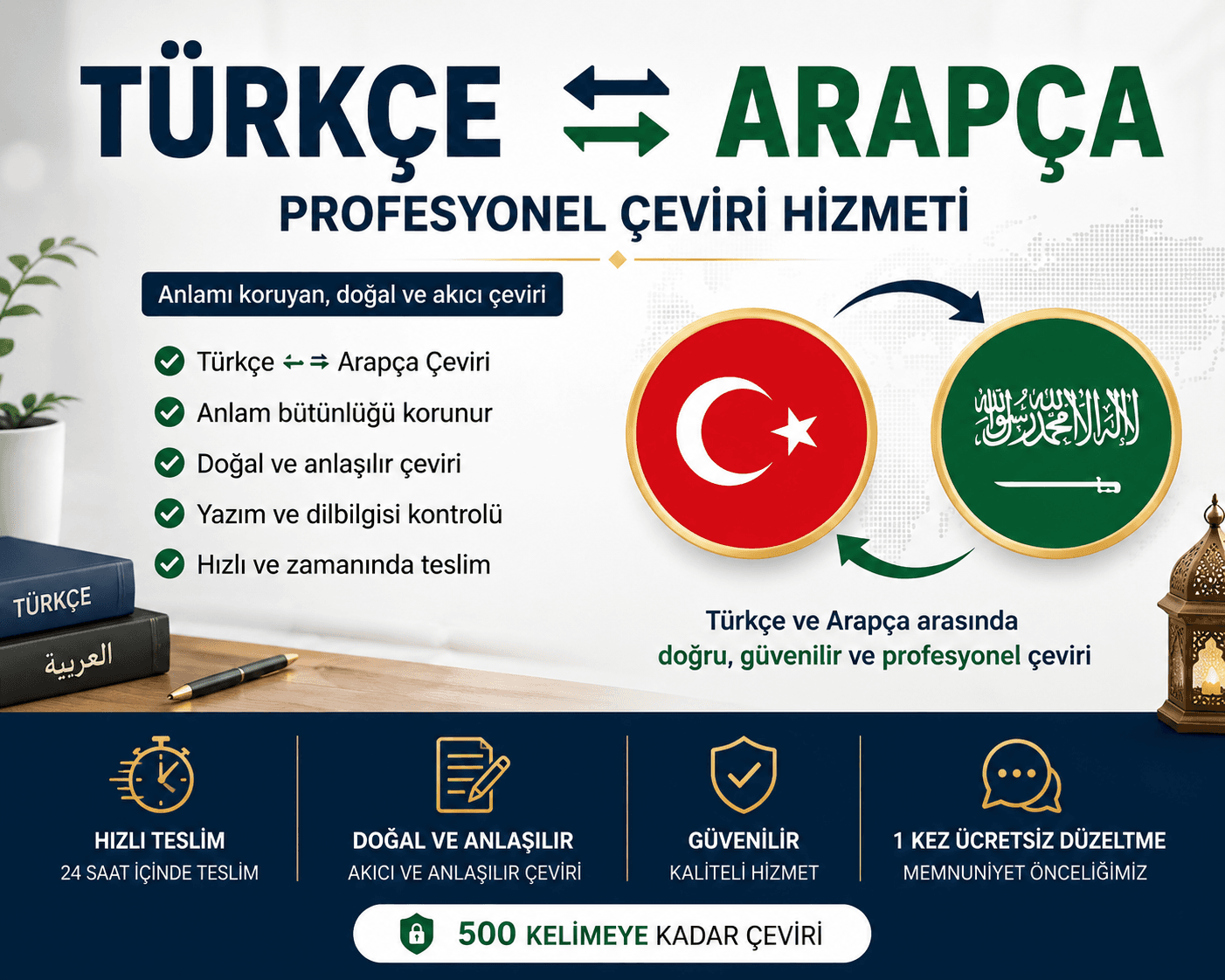Arapça Türkçe çeviri