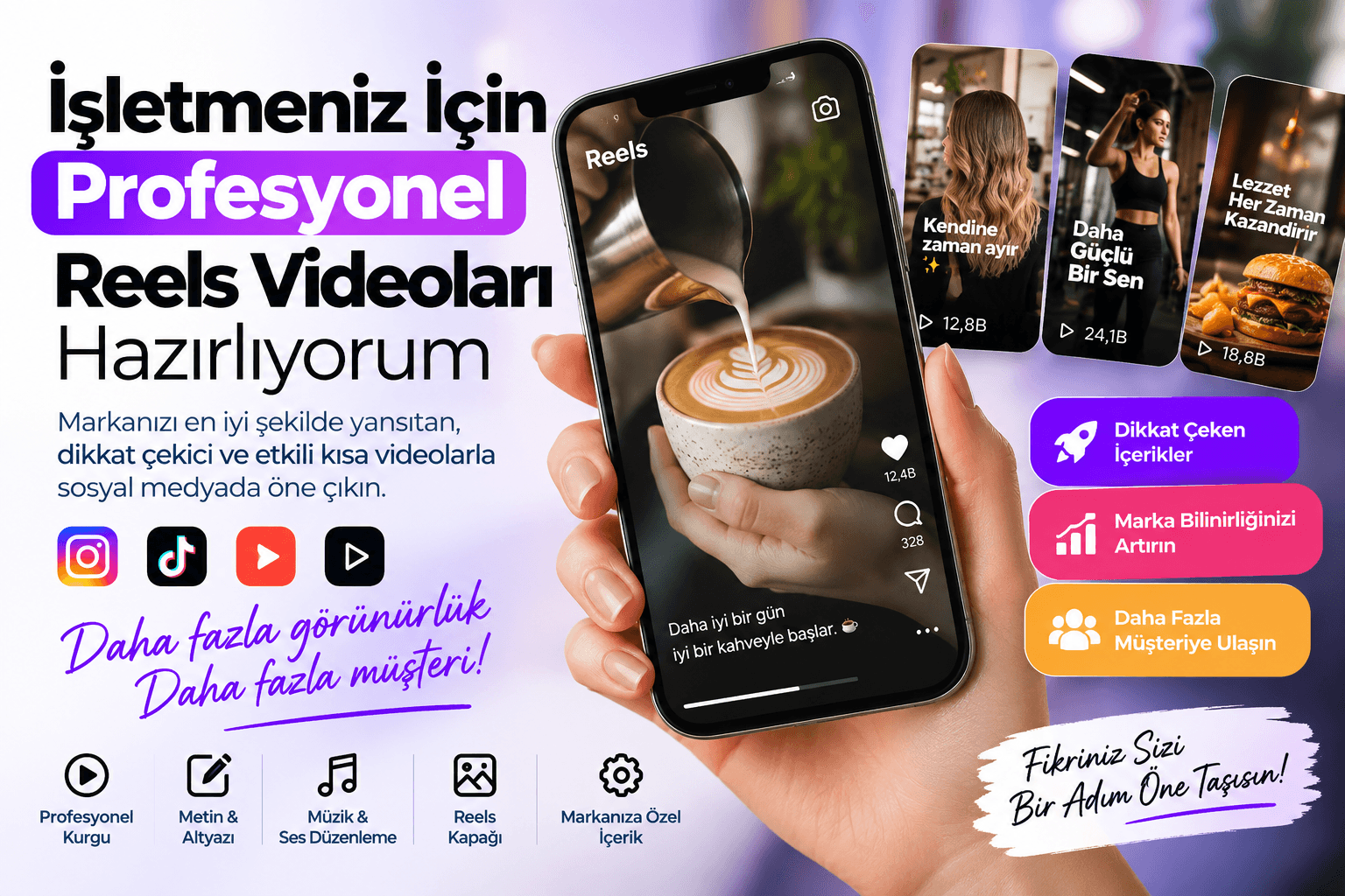 Profesyonel Reels Videosu Hazırlıyorum